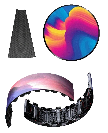 Circular LED screen — Construction and format